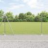 VidaXL Euro Fence with 7 Flanked Posts 1.2x10 M In Galvanized Steel 3350993