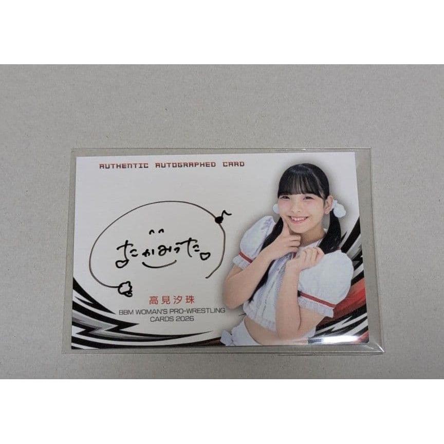 BBM Women s Pro Wrestling Card 2026 Tokyo Women s Pro Wrestling Shiodama Takami Autograph Card