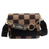 Spring Style High-End Women's Checkerboard PU Crossbody Bag – Fashionable, Versatile, and Exquisite Small Square Design