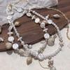Beach Vacation Shell Waist Chain Layered Tassel Pearl Waist Decoration  Waist Belt Body Chain Female Clothing Accessories