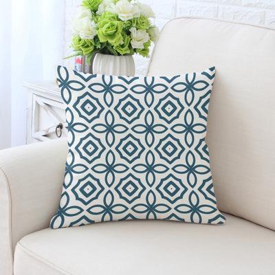 Simple Green Series Patterns Throw Pillow Cover With Short Plush Print Living Room Sofa Decoration Cushion Cover Pillow Covers