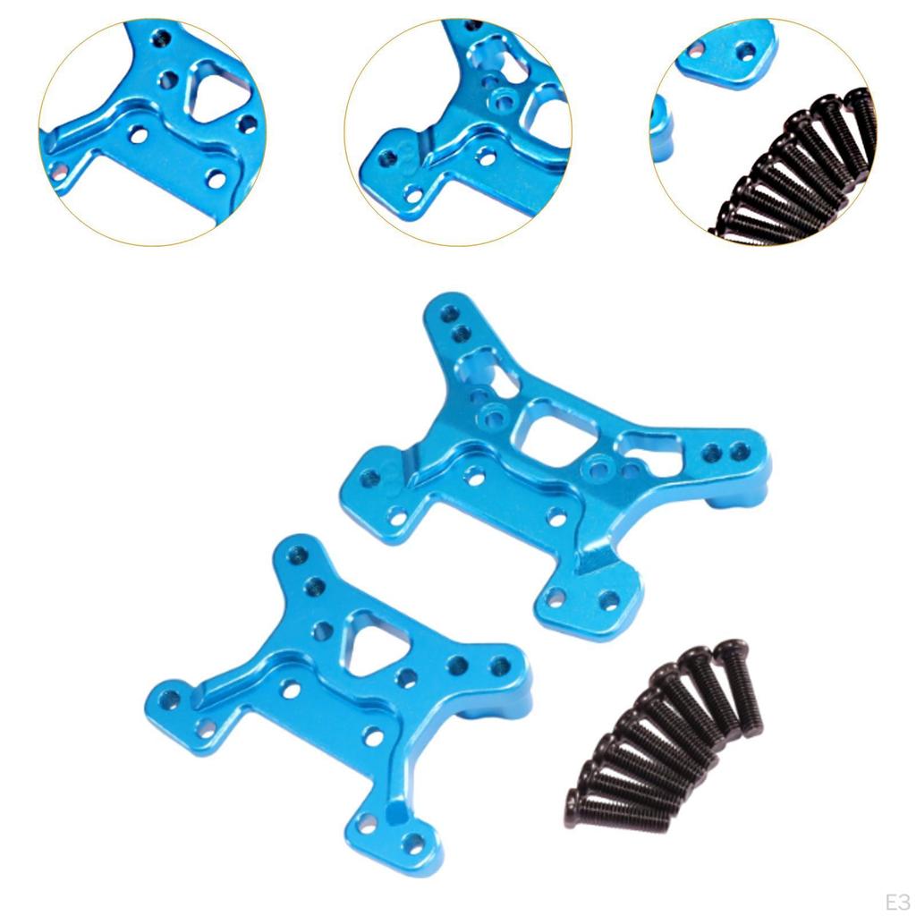Aluminum Alloy Front & Rear Shock Towers RC Car Accessories Mounts 1/14 1/12