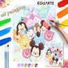 Disney Tsum Tsum Oil Paint Hand Painting Kit Decoration Classic Style Home Decor Art Craft Painting Gift for DIY Painting Lovers