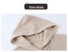 Women's Hooded Pure Wool Knit Cardigan - New Autumn/Winter Casual Outer Layer & Warm Short Sweater Coat