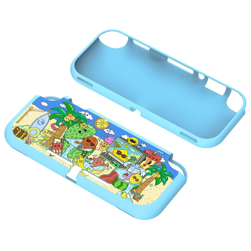 PlayVital Case Protetor Personalizado para Switch Lite Capa para Switch Lite (Suave), (Suave) [Festa Frutada]