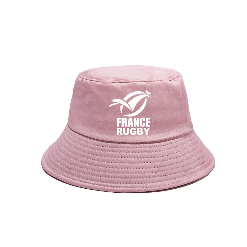 France Rugby Bucket Hat Cap Unisex Women Unisex Panama Cap Outdoor Summer Adjustable France Rugby Bob Caps MZ