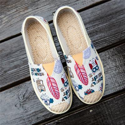 New Fashion Canvas Shoes Female Student Flat Casual Fisherman Shoes Lazy Shoes