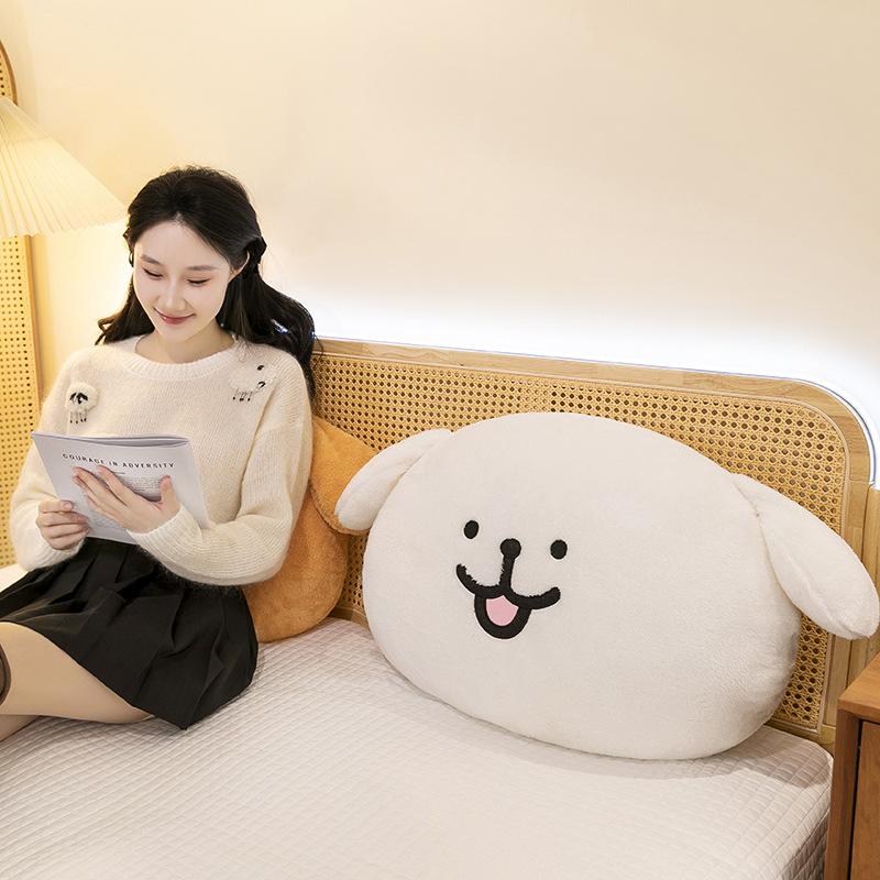 Internet Celebrity Line Dog Pillow Plush Toy Cute Puppy Big Cushion Bed Backrest Girl Sleeping Pillow Doll