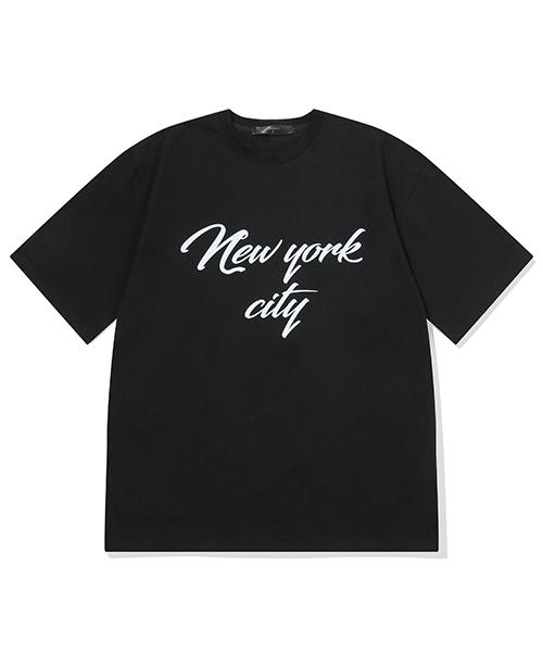 CRISCELO New York City T-Shirt_Black 20S Oversized Fit