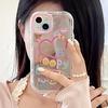 Cute Girl Heart-shaped Mirror Phone Case Suitable for iPhone 17 16 15 14 13 12 11 Pro/Max/Plus Anti Drop and Shockproof