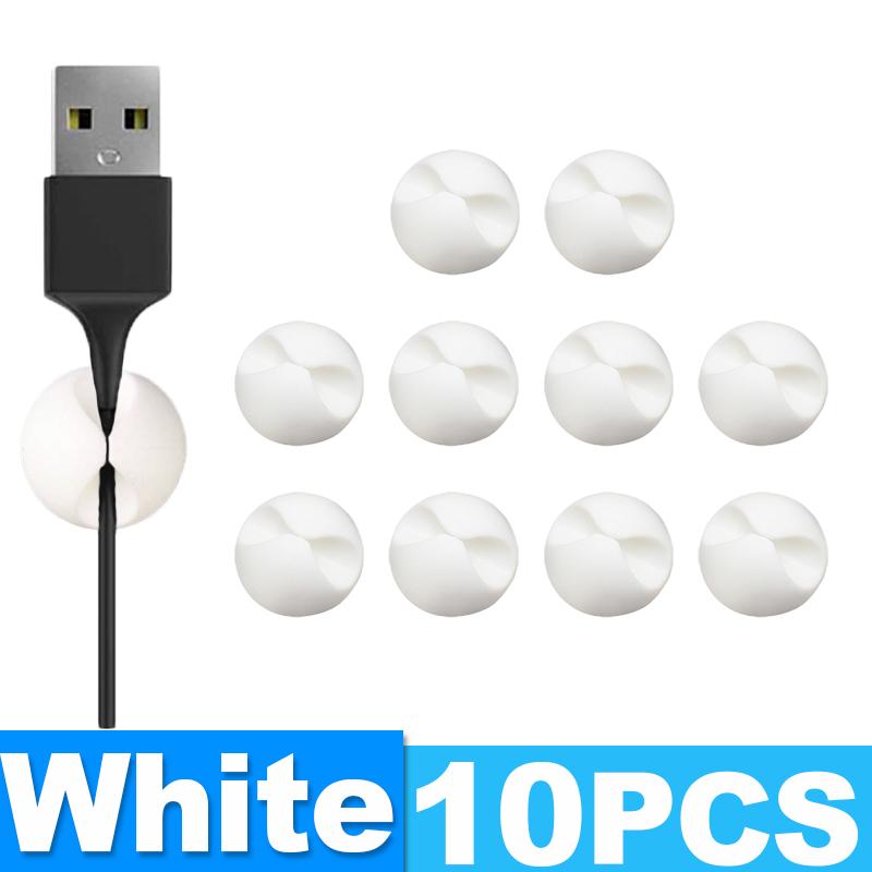 Mini Cable Clips Silicone Car Dash Desktop Wire Tidy Organizer Cable Winder Cord Charger Holder Auto USB Data Line Fixed Clasp
