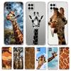 Giraffe Phone Case For Samsung Galaxy A13 A33 A73 A53 A23 A51 A71 A21S A12 A31 A41 A05s A03S A15 A25 A32 5G Silicone Clear Cover