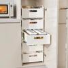 Carbon Steel Pull-out Storage Basket Large Capacity Cabinet Storage Box  Living Room