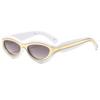 2024 High-End Tortoiseshell Cat-Eye Sunglasses for Women - Small Frame with UV Protection and Gradient Lenses