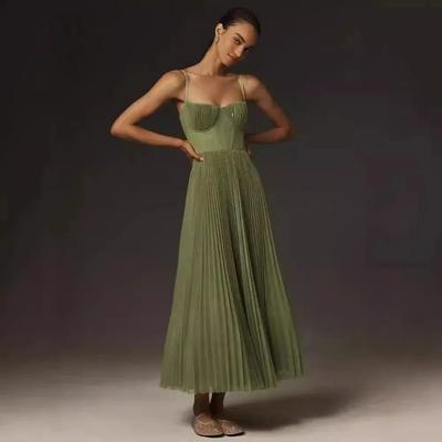 Sexy Evening Dress New Arrival Open-Back Long Sleeveless Deep V Slimming Dress Smooths Your Silhouette Bridesmaid Gown Womens