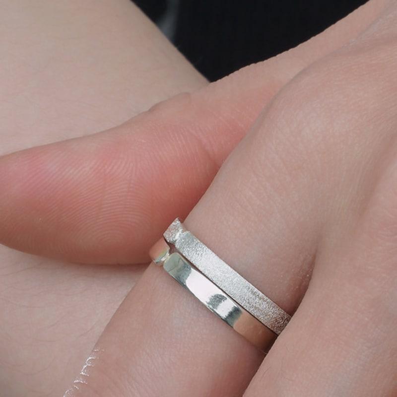 POSTLUDE [SILVER][2SET] MIX TEXTURE EG 25 RING set