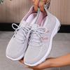 Fashion Spring Summer Casual Sports Shoes for Women Non Slip Mesh Breathable Knitted Sneakers Woman Light Comfort Slip On Walking Shoes