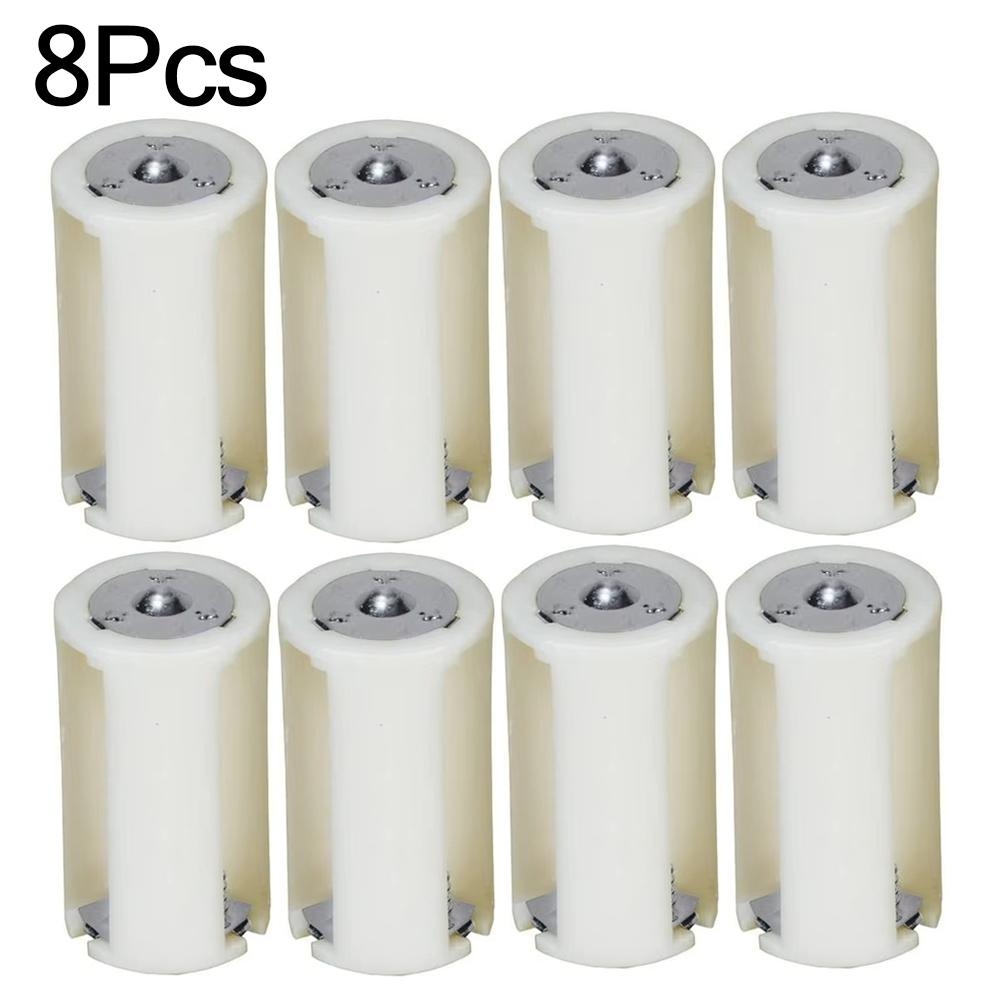 4/8Pcs AA To D Battery Box High Quality 3x AA To D Size Battery Adapter Converter Holder Switcher Case Box For Battery Storage