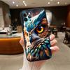 Cartoon Art Owl Phone Case for Samsung S20 S21 S21S S22 S23 S24 FE Ultra Plus Lite F06 F16 M06 M16 M56 A07 A17 A36 A37 A55 A57