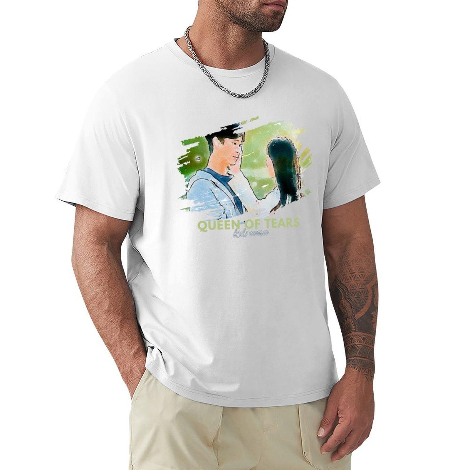 Queen Of Tears Kdrama Tshirt Casual Loose Daily Wear Tshirt S