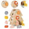 Shape Sorter Toy Color Recognition Fine Motor Skills Hands On Educational Classic Wooden