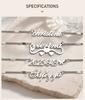Personalized Name Necklace Silver Color Stainless Steel Custom Pendant Engraved Jewelry Tarnish Resistant for Women