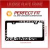 Butterfly License Plate Frame Beautiful Butterflies License Plate Stainless Steel Auto Parts With Screws Size 12.3" X 6.3" For Men Women