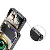 Fashion Eyelashes Eyes Hard PC Phone Case For Samsung Galaxy Z Flip 7 6 5 4 Black Cover For Galaxy Z Flip 3 Foldable Shell Capas