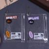 1Pc 3Inch Transparent Candy Bag Kpop Card Sleeves With Zipper Pvc Photocard Holder Props Badge Card Films Game Cards Protector