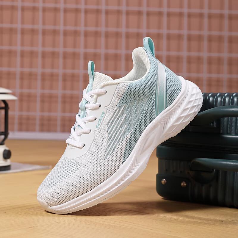 Outdoor casual sports shoes 2025 summer new comfortable soft-soled jogging shoes women's breathable and lightweight running shoes women's shoes
