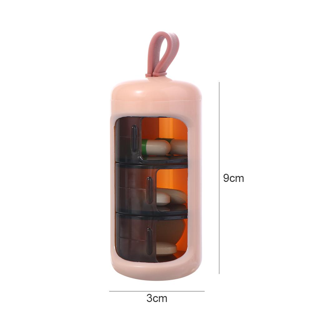 Compartments Plastic Box Vitamins Container Pill Storage Box Travel Pill Case Medicine Boxes