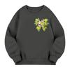 Kids' Long Sleeve Loose Pullover Letter Printed Round Neck Sweatshirt