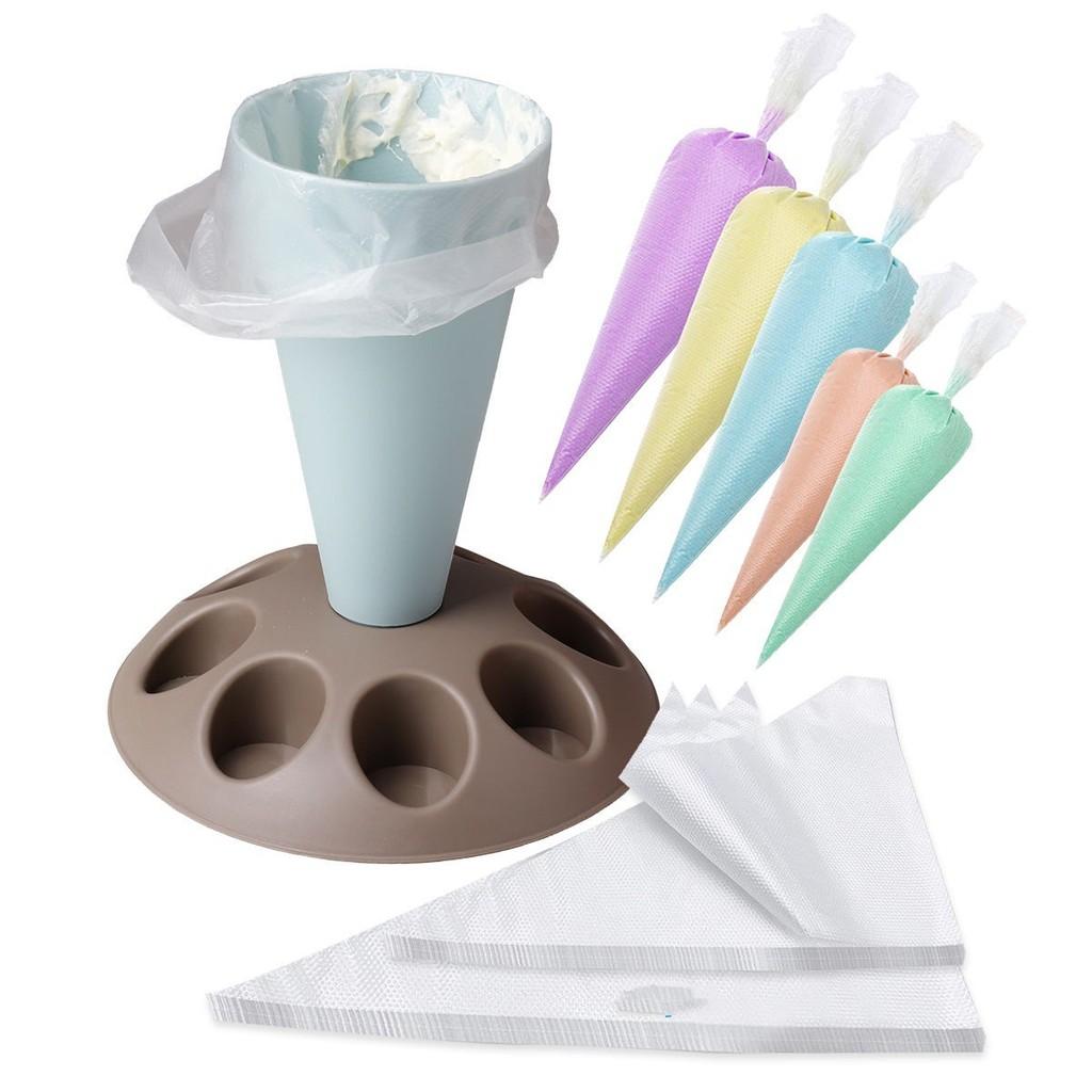 Baking Piping Nozzle Organizer Silicone Cake Decorating Tool Stand For Professional Bakers