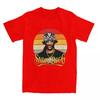 Men T-Shirt Snoop Dogg Rapper Hip Hop Leisure Pure Cotton Tees Short Sleeve T Shirts Crewneck Clothing 4XL 5XL