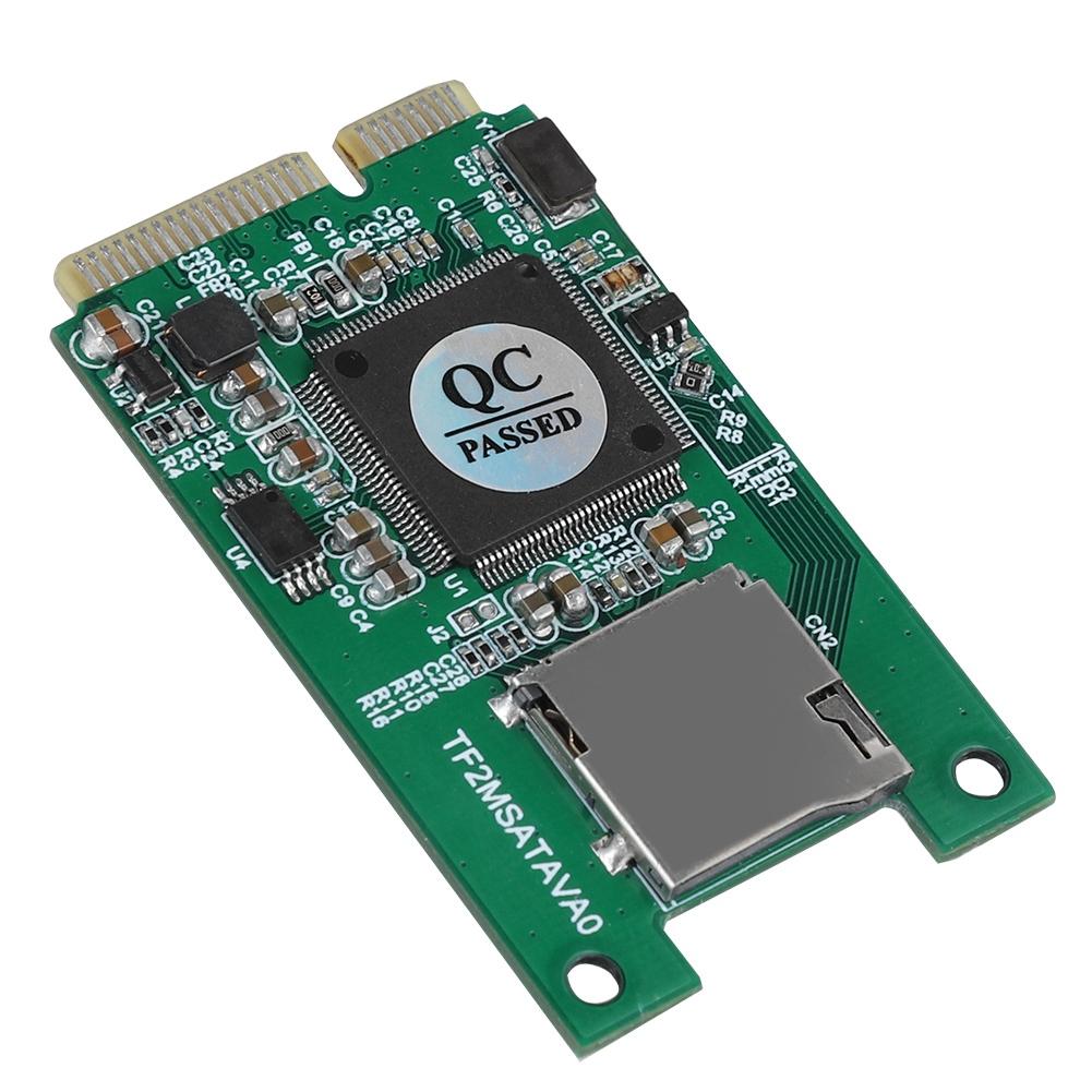 Micro SD TF Card To Mini PCI E mSATA SSD Adapter Converter for PC