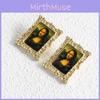 Fashionable Alloy Mona Lisa Earrings Womens Jewelry 2022 Collection