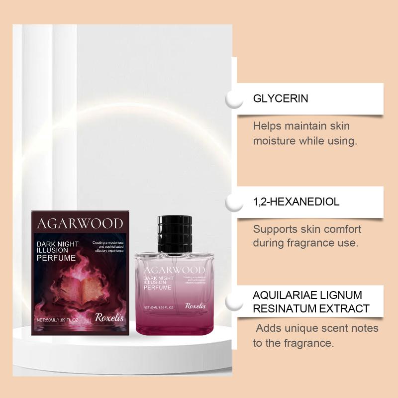 Eelhoe Roxelis 50ml Madam Night Fantasy Scented Perfume Elegant Fragrance Long-Lasting Fragrance Portable Exclusive Perfume one size