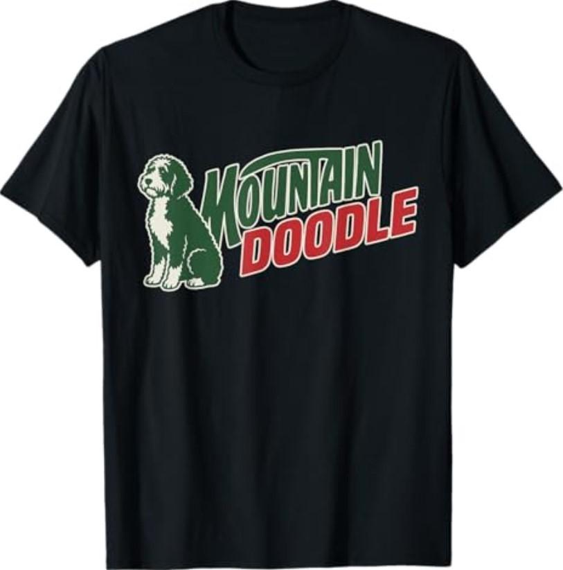 Mountain Doodle Dog Lovers Vintage Retro Outdoor Hiking T-Shirt S разноцветный