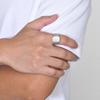 Free Custom 12 Zodiac Signet Rings for Men,Personalized Stainless Steel Finger Birthday Gift To Dad Father Husband Son