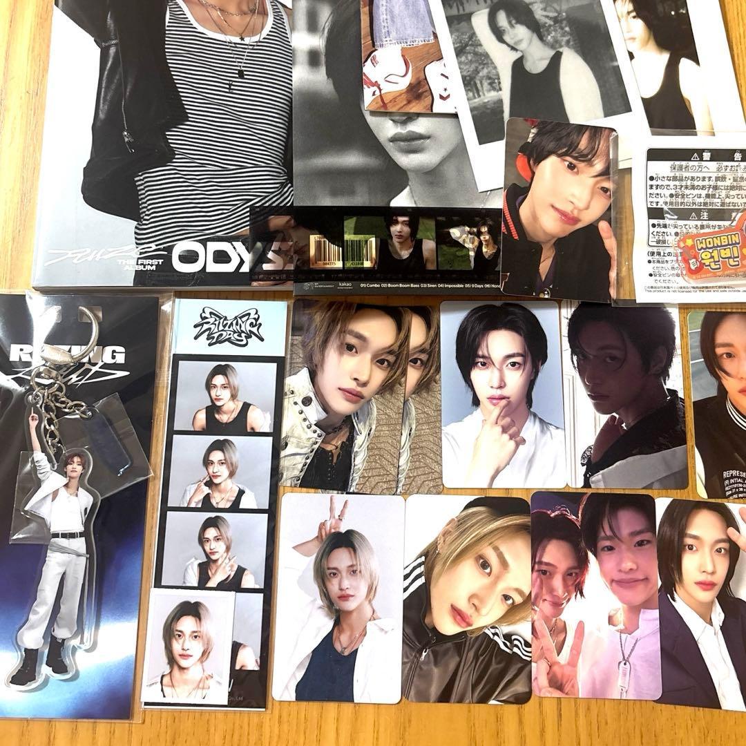 Used RIIZE Wonbin Bundle: Photocards, Acrylic Keychains, ID Photos, CDs