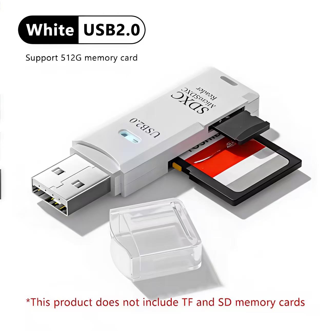 

2 in 1 USB 3.0 Card Reader Micro TF sd card Reader usb adapter High Speed Cardreader TF Memory card For PC Laptop Accessories