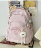 Schoolbag New School Bag Women's Japanese ins Wind Letter Embroidery Treasure Girl Travel Backpack Versatile Middle School Backpack