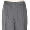 Burberry Wide Pants Pants Center Press Gray Wool/silk Women Used