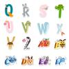 52 English Letters Learning Stickers Wall Cabinet Refrigerator Water Cup Decoration Stickers Waterproof