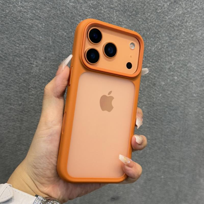 Luxury Matte Translucent Phone Case For iPhone 17 Pro Max 17 Air Camera Control Button Shockproof Bumper Protection Back Cover
