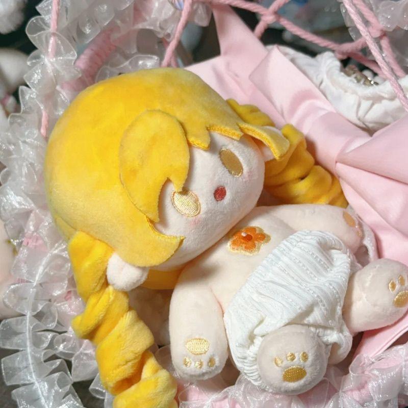 20cm Puella Magi Madoka Magica Mami Tomoe Katoenen Pluche Pop Schattig Knuffeldier Aankleed Knuffel Cosplay Verjaardagscadeau Voor Fans
