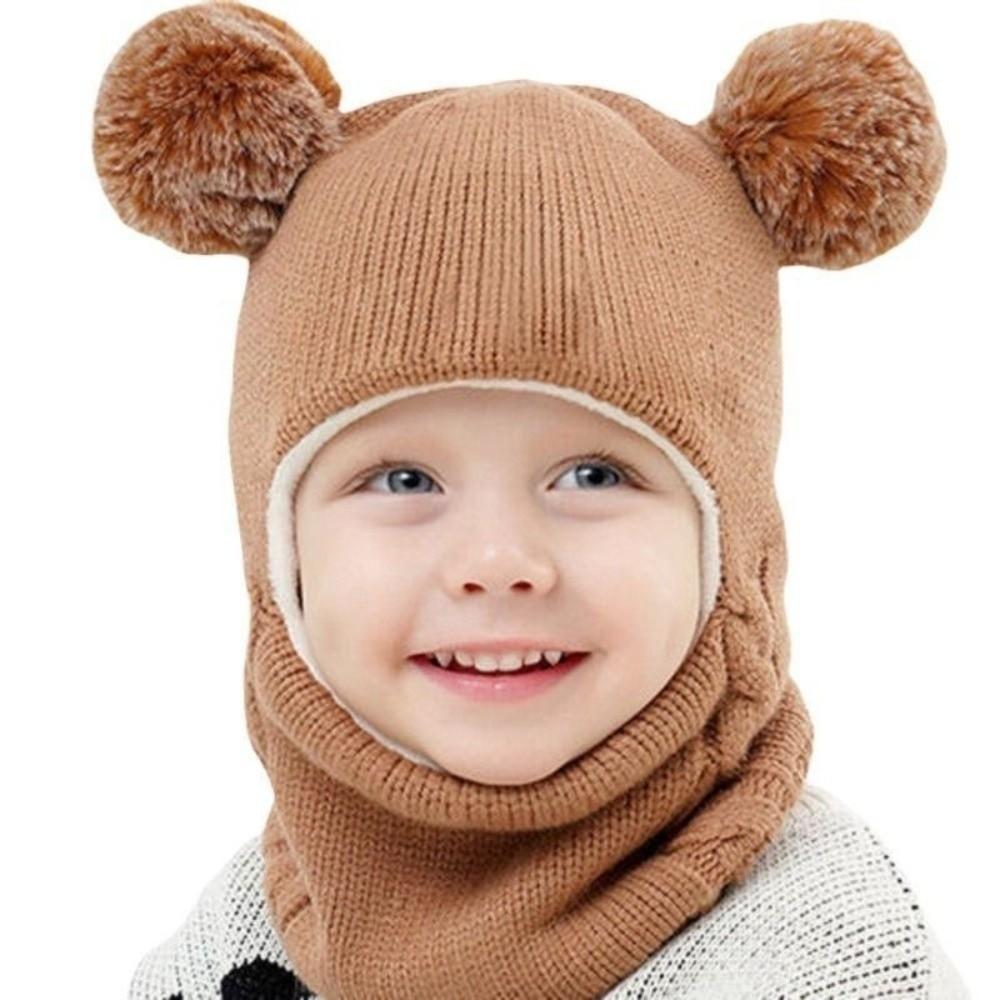 4 In1 Children Windproof Hooded Hat Coldproof Kids Windproof Hat  Autumn Winter