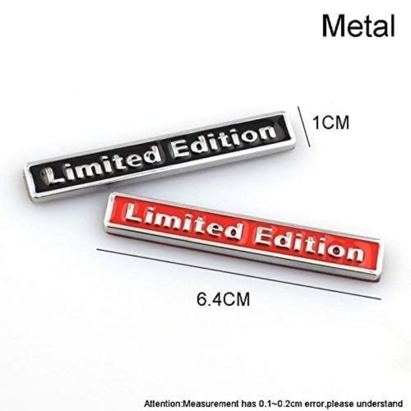 Metal Limited Edition Badge 3D Sticker Car Styling Logo Decoration Exterior Decals Motorcycle body Stickers car Accessories