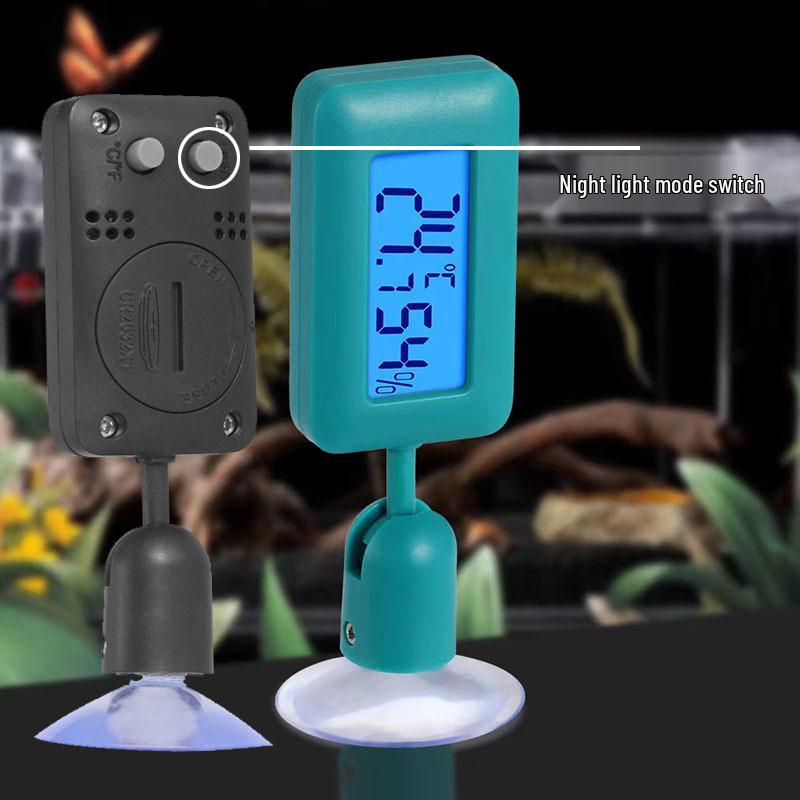 Reptile Thermometer & Hygrometer: Temperature Controller with Heating Pad for Tortoises, Snakes, Geckos, Horned Frogs