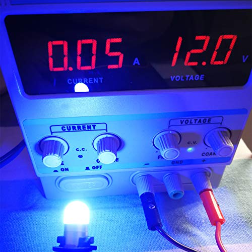 HooMooT10LED Blue Explosive Light 2 Pieces High Grade Model Gentle and Bright Light Diffusion Type 3030LED Element 100000 Hours Lifespan 12V LED